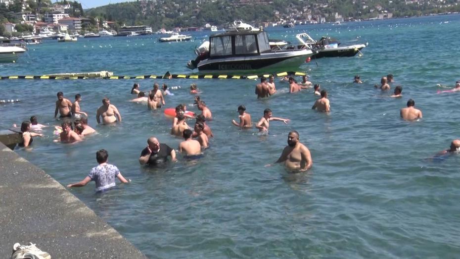 İstanbul'da Yüksek Sıcaklar Endişe Yarattı: Vatandaşlar Boğaz’a Akın Etti