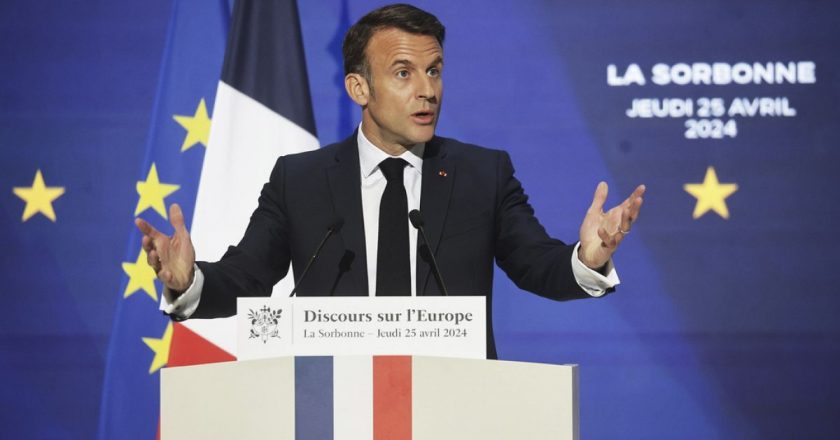 Macron, AB'de daha güçlü savunma ve ekonomik reform çağrısında bulundu: 'Avrupa ölebilir'
