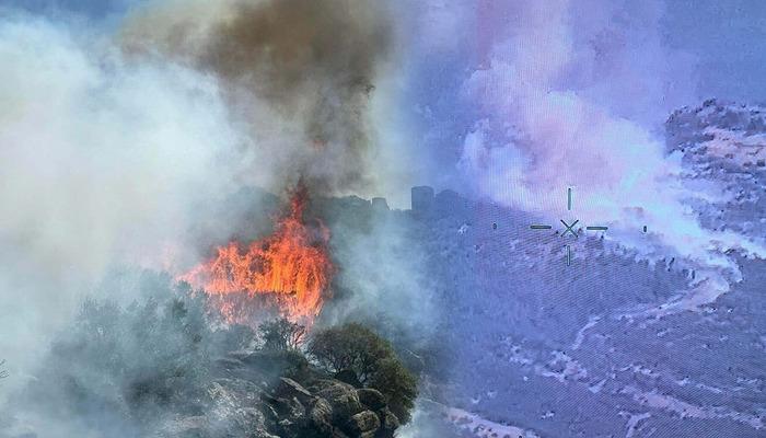 Çanakkale'de korkutan olay yaşandı!  Alevler antik kente sıçradı: Karadan ve havadan müdahale