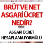 ASGARİ BRÜT NET ÜCRET HESAPLAMA FORMÜLÜ 2025 | Brüt ve net maaş nasıl bulunur, ne anlama gelir? Brüt ve net asgari ücret farkı ne kadar? İşte Ocak 2025 asgari ücret senaryoları!