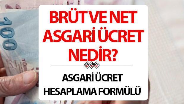 ASGARİ BRÜT NET ÜCRET HESAPLAMA FORMÜLÜ 2025 | Brüt ve net maaş nasıl bulunur, ne anlama gelir? Brüt ve net asgari ücret farkı ne kadar? İşte Ocak 2025 asgari ücret senaryoları!