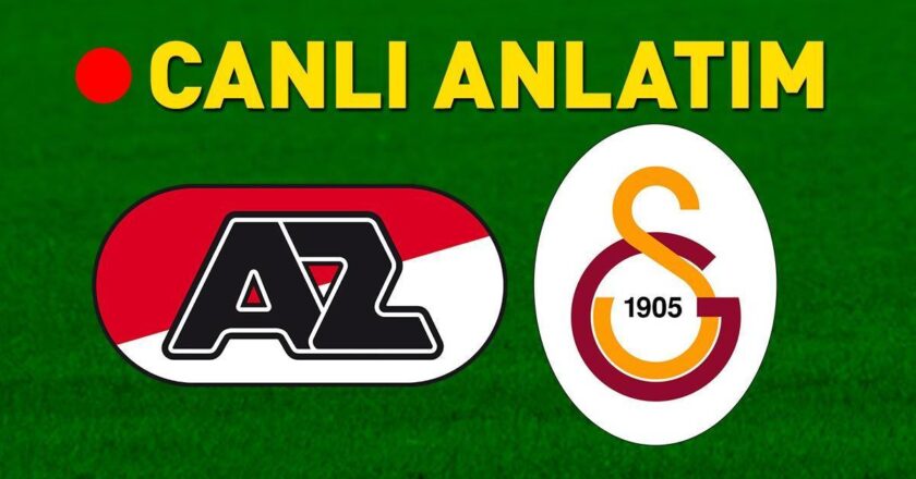 AZ Alkmaar – Galatasaray TRT 1 Canlı | Temsilcimiz Hollanda hareketinde avantajlar arıyor