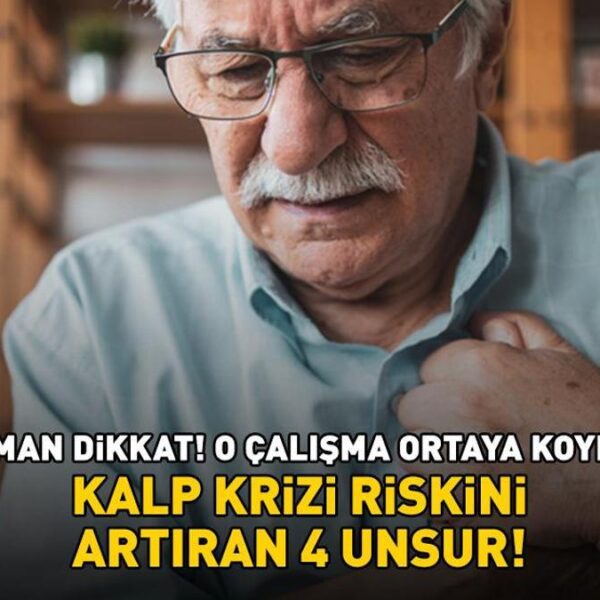 KALP KRİZİ RİSKİNİ ARTIRAN 4 UNSUR! Aman dikkat! O araştırma ortaya koydu!