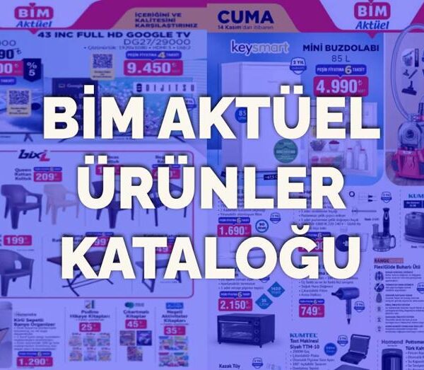 BİM 14 Kasım Cuma İndirimleri: Süpürge, Ütü, Televizyon, Masa ve Kahve Makinesi Satışta!