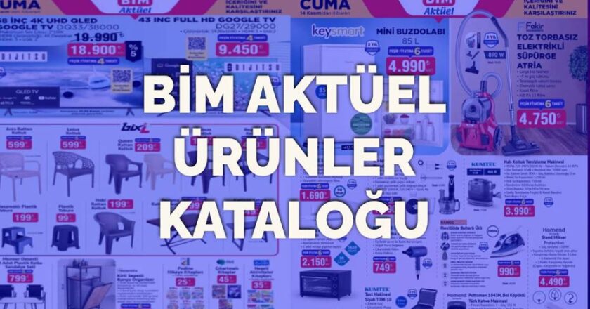 BİM 14 Kasım Cuma İndirimleri: Süpürge, Ütü, Televizyon, Masa ve Kahve Makinesi Satışta!