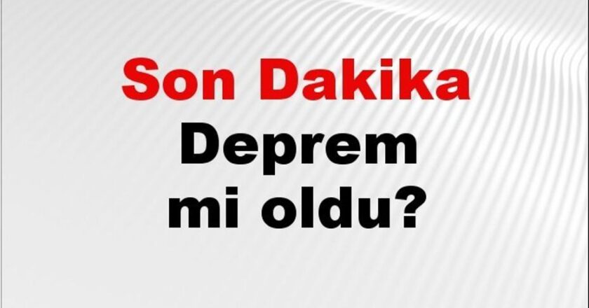 Van’da Deprem Mi Gerçekleşti? Son Gelişmeler ve AFAD-Araştırma Sonuçları 3 Aralık 2025